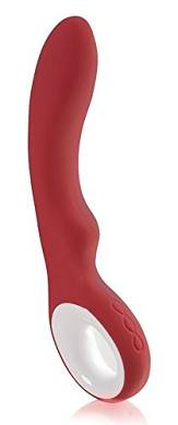Deluxe G Punkt Silikon Vibrator S5 mit Klitorisstimulator. Akkutechnologie