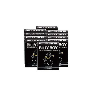 30 (10 x 3er) Billy Boy perlgenoppte Kondome
