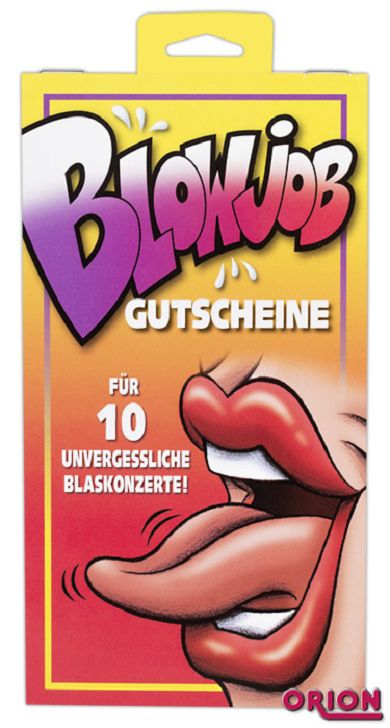 Blow Job Gutscheine