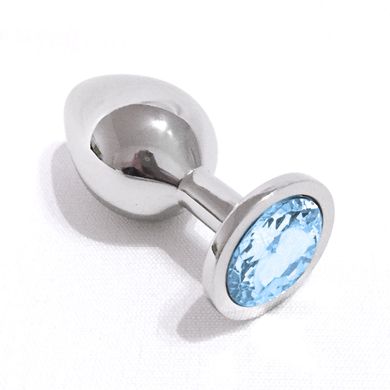 Metall Analplug mit Kristall 8 CM