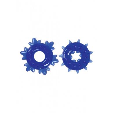 Renegade - "Spike Rings" Penisringe - in Blau