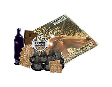 Secura Black Power Kondome - 50 Stck