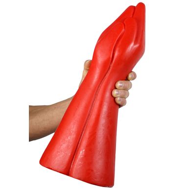 39 x 10 / 13 cm XXL-Doppelfistarm Dildo Keith red