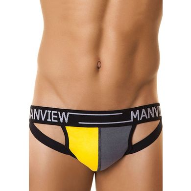 Manview Campus Class Joker Jockstrap Underwear yellow/gray