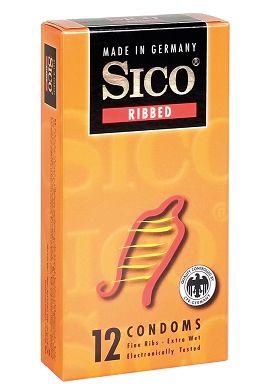 SICO Kondome Ribbed 12 Stk.