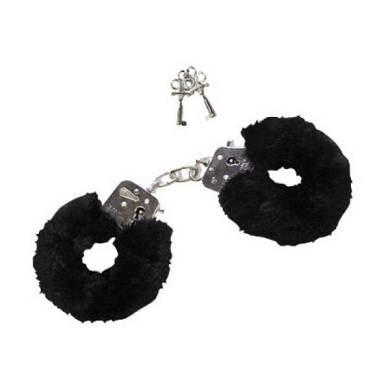 Furry Love Cuffs Schwarz
