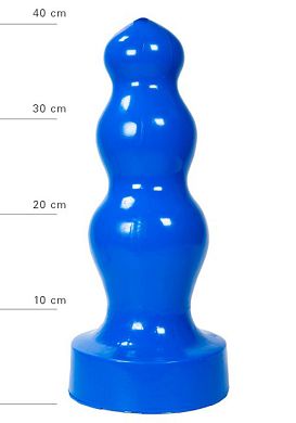 38 x 12,5 cm XXL - PLUG Matrjoschka blue