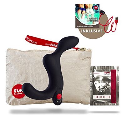 Fun Factory DUKE schwarz. Prostata Stimulator Mann (Set inkl. tollen Zubehör) Vibrato