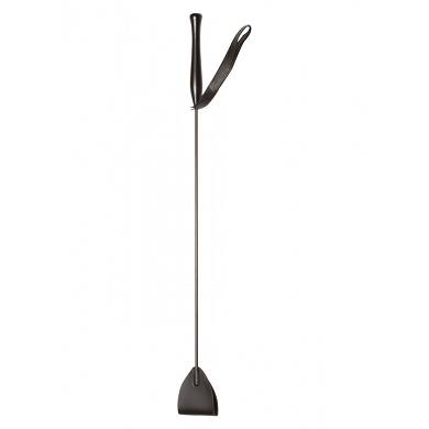 Peitsche mit Flap - in Schwarz