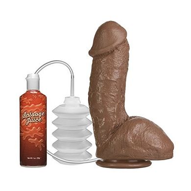 Doc Johnson The Amazing Squirting Realistic Cock - brown