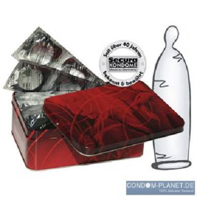 Secura transparent 50 Kondome inkl. Dekodose