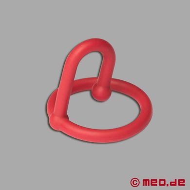 Cum Stopper Penisplug Spermabremse aus Silikon - rot