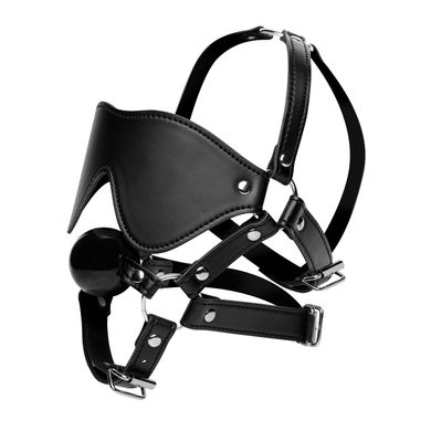 STRICT - Eye Mask Harness with Ballgag