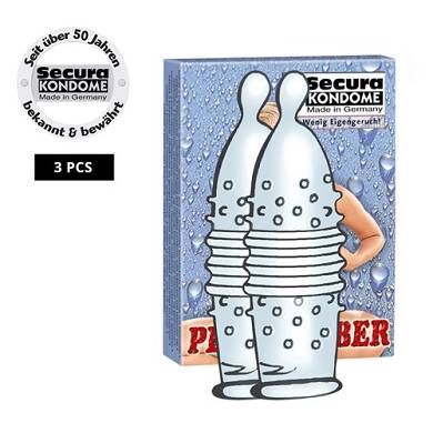Secura Pearl Rubber Kondome - 3 Stck