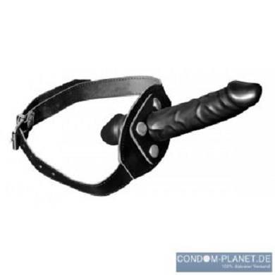 XXdreamSToys Mund-Knebel mit abnehmbarem Dildo schwarz