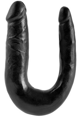 33,5 x 3,2 cm Dildo King Cock Small Double Trouble black