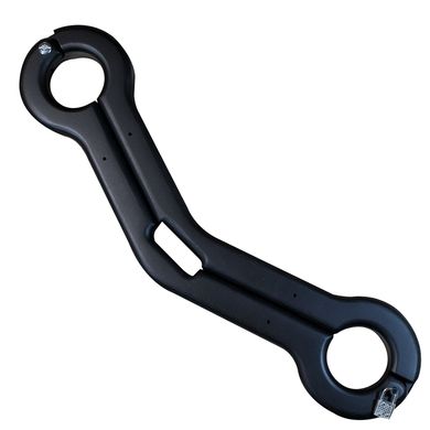 HardcoreDeLuxe Black Wooden Scrotum Clamp Hodenpranger black