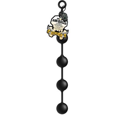 BONEYARD - Boneyard Ass Ballz Large 5 cm Silicone black