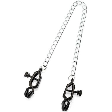 Zenn Nipple Clamps with Chain black