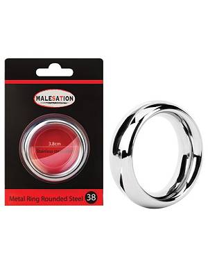 Malesation - Metal Ring Rounded Steel 38