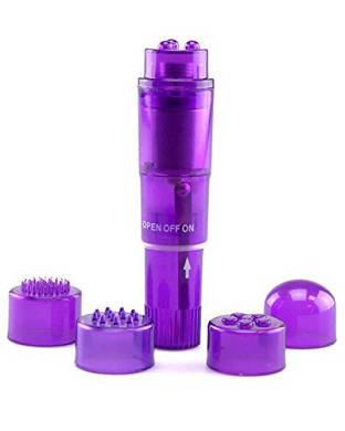 Extasialand Pocket Rocket Wand Pleasure Massager Vibrator SPA Massagestab purple