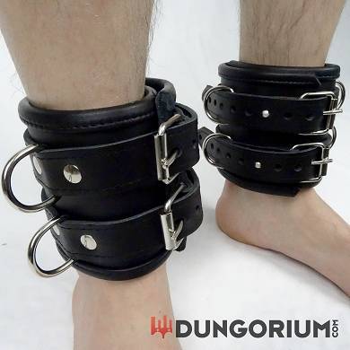 Luxusfufessel mit Doppelschnalle