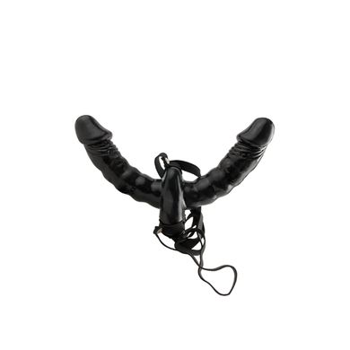 Strap-On Doppel Vibration 14 x 3 cm