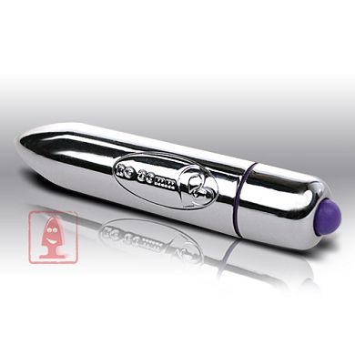 RO-80mm Power Vibrator Bullet - chrome