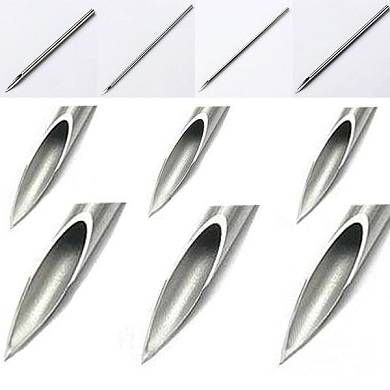 10 Stück Profi Piercingkanüle Nadel Katheter Piercing Nadeln G12/G14/G16/G18/G20