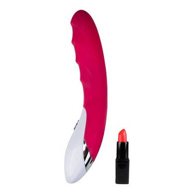Pinkfarbener Mystim Vibrator Sassy Simon mit Wellenstruktur. Whlen Sie aus