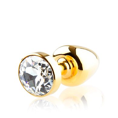 Jewel Buttplug 24c Gold, 7 cm