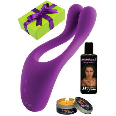 Beauments Doppio lila Vibrator - Geschenkpaket