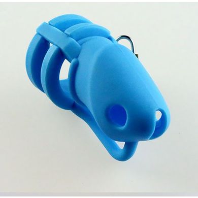  Keuschheitskfig Silikon blau in Large (Male chastity Device) Keuschheitsgrtel mit 3 S