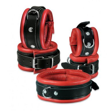 Fesselset Essential rot/schwarz