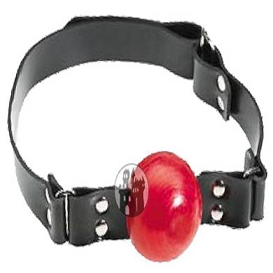 Ball-Knebel - rot