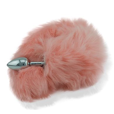  Buttplug Analplug mit aufregendem rosa Fell Fuchsschwanz Fox Tail