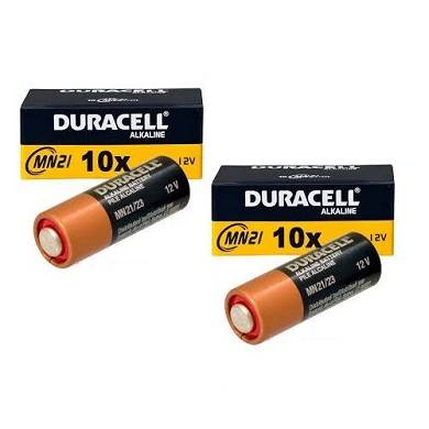 20X Duracell Batterie MN21 A23 LR23A V23GA 12V Bulk