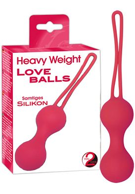 Heavy Weight Love Balls - Liebeskugeln red