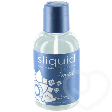 Sliquid Swirl Gleitmittel mit Blauer-Himbeere-Geschmack 125 ml