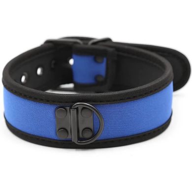 HardcoreDeLuxe Neoprene Puppy Collar blue