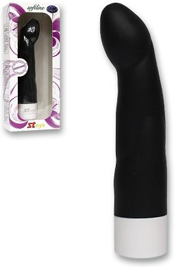 18 x 3,5 - 4 cm G-Punkt-Vibrator wasserdicht 12 Speed schwarz