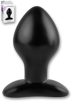14 x 6 cm Anal Fantasy - XL Silicone Plug black