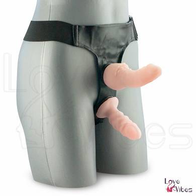 Doppel-Strap-On mit abnehmbarem Dildo