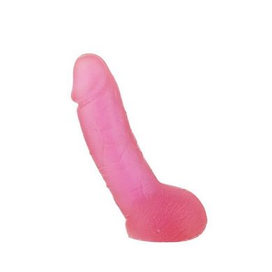 X-Skin 6 PVC Dong 5.12 inch - Transparent Pink 1 Stück