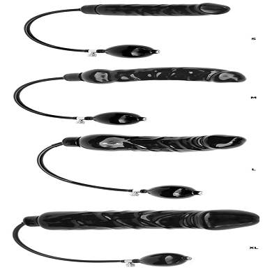 Aufblasbarer Dildo, Latex, schaumgefllt
