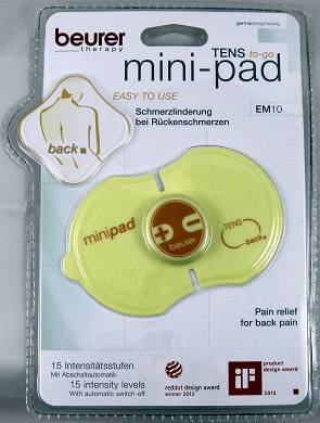beurer EMS-Pad EM-10 Back PZN 9509389 mobiles Tens-Gert bei Rcken-Schmerzen