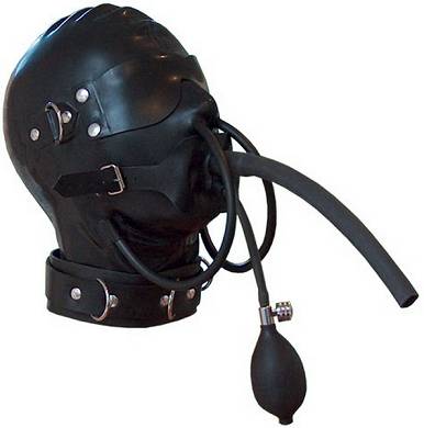 Mister B Heavy Rubber Bondage Hood L