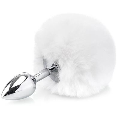 14 x 2,6 cm Zenn Deluxe Fluffy Bunny Tail white