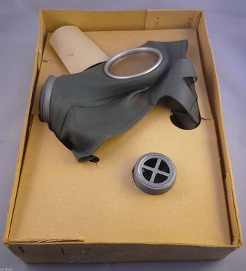 Gasmaske, Atemschutzmaske WW II #1287