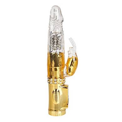 Vamery Vibrator mit Rotation Peniskopf Klitoris-Stimulator Länge ca. 22cm Ø 3.